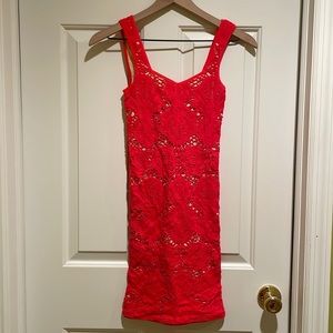 Free People Lace Body Con Dress - Size XS